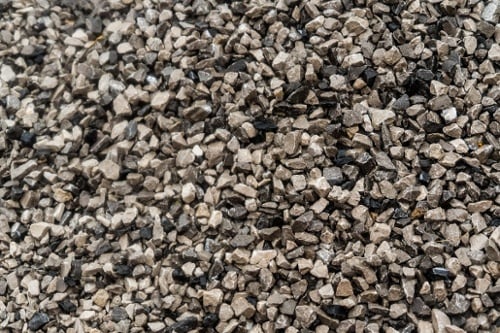 Close up image of small stone chippings.